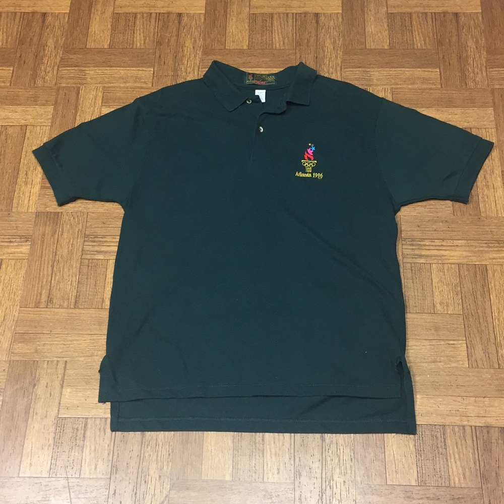 Vintage Atlanta 1996 Olympics Polo Shirt Sz M